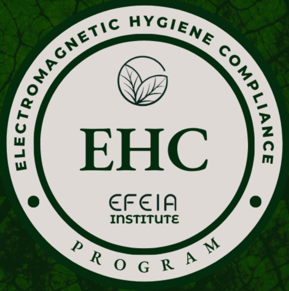 Sello EHC · Electromagnetic Hygiene Compliance · EFEIA Institute